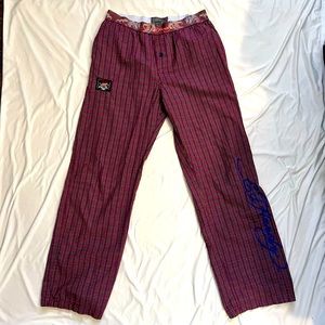 Ed Hardy Plaid Mens Sleep Pants